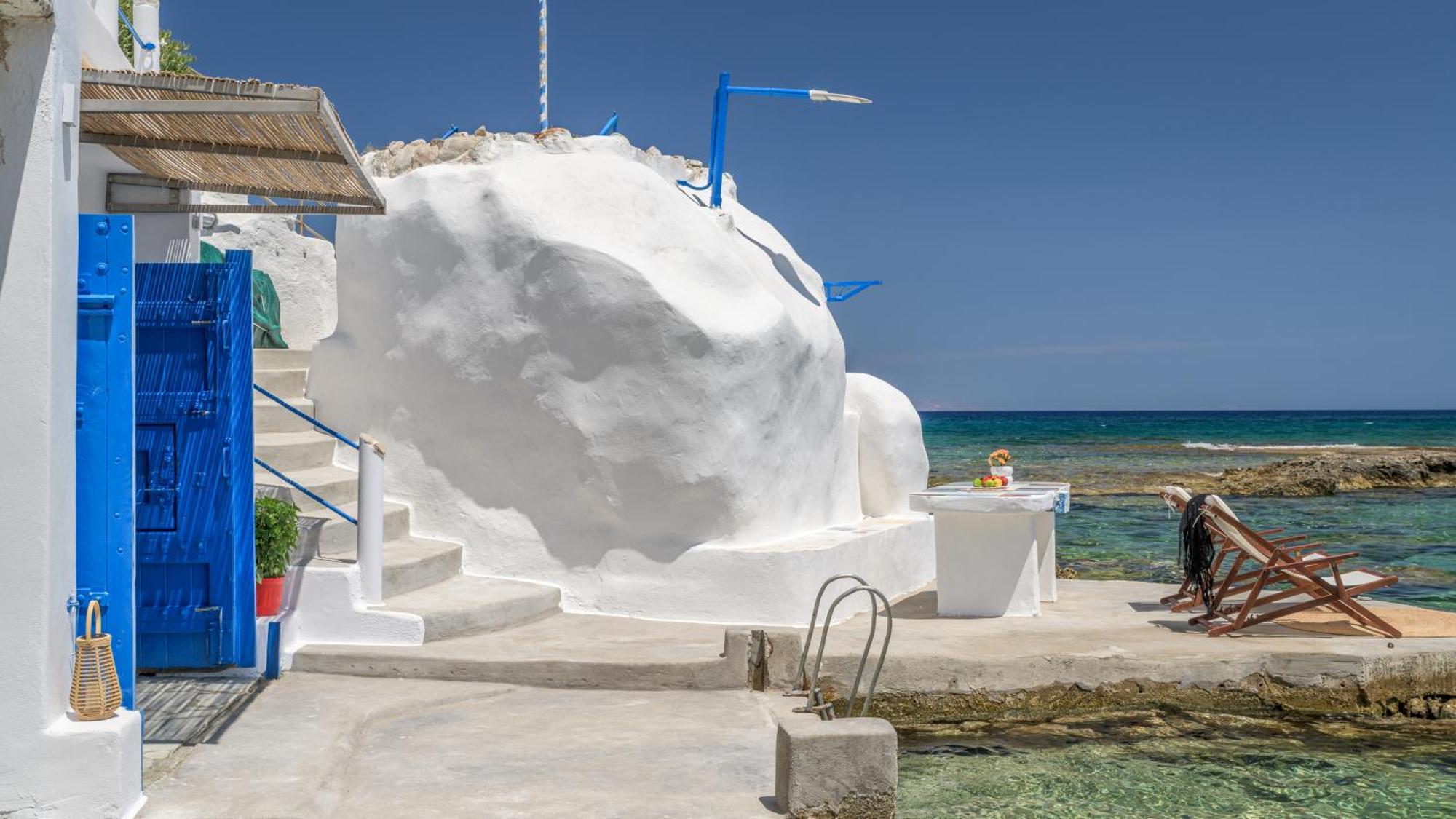 Esperanza Boathouses Mandrakia Exterior photo