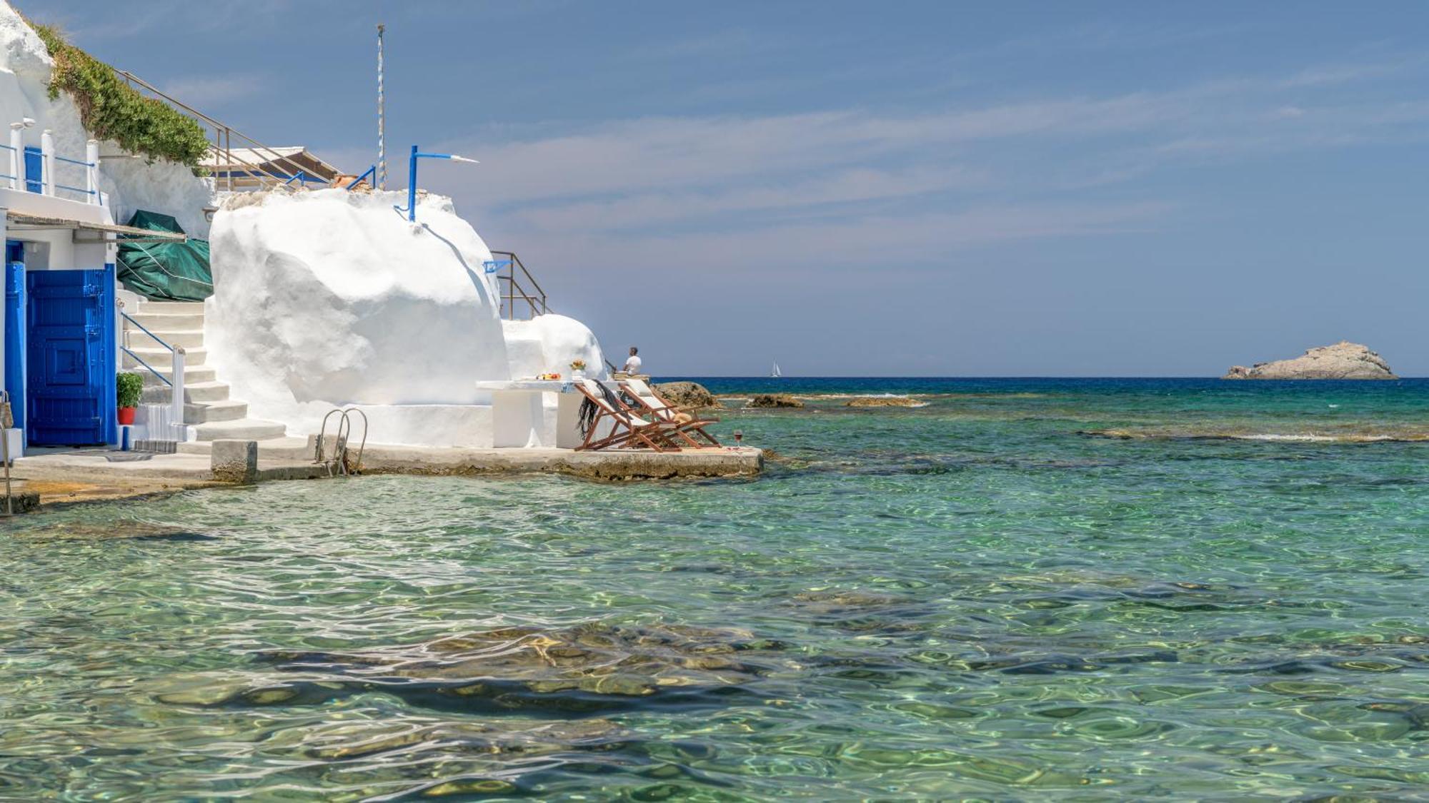 Esperanza Boathouses Mandrakia Exterior photo